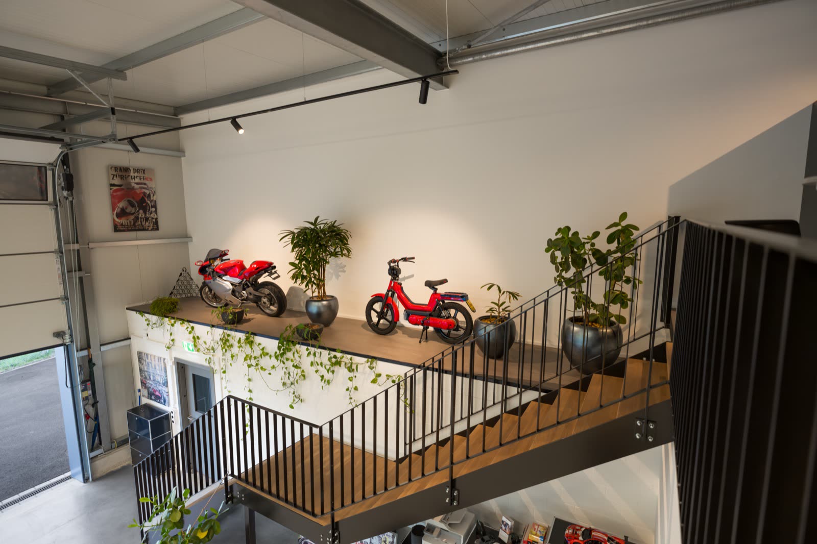 Das Zwischengeschoss der Halle